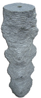 Trapzuil onregelmatig °25x100  grijs graniet (G41)